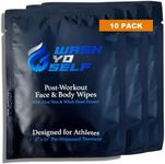 Wash Yo Self Body Wipes - Individually Packaged Disposable Wet Wipes for Kids and Adults - 10 pack