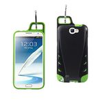 Reiko Cell Phone Case for Samsung Galaxy Note 2 - Black Green