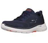 Skechers Men's Gowalk 6-Athletic Workout Walking Shoes with Air Cooled Foam Sneakers, Navy 3, 9