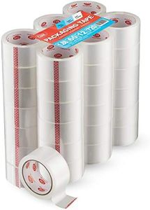Simply Cool Packing Tape 36 Pack of 60 Yards Per Roll Heavy Duty Packaging Tape for Shipping, Mailing, Moving & Storage, Clear, Strong Refills Boxes 2160 Yards Total 1.97 Mil Thick 1.88” Wide