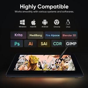 XPPen Artist Pro 16 Drawing Tablet – 15.4" Full-Laminated Display