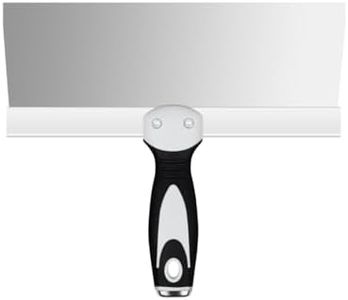 Mister Rui Taping Knife, 10" Drywall Taping Knife, Stainless Steel Taping Knife, Drywall Skimming Blade, Plastering Spatula Tools, Plastering Tool, Stainless Blade for Taping and Filling