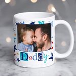 Premium Personalised Mug for Daddy A Thoughtful Birthday Christmas or Fathers Day Gift or Present add a Photo and a Special Message Fast Delivery