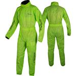 A-Pro Motorcycle/motorbike waterproof Full body one, 1 piece rain over suit, fluo, M.