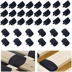 36 Pcs bed slat holders, Plastic Bed Slat Caps, lattenrost kappen, replacement bed slats, Bed Slat Holders Kits Bundles, 12pcs Bed Slat Centre Caps Holders, 24pcs Side Slat Bracket (55mm x 9mm Inside)