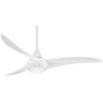 52" Minka Aire Light Wave White Ceiling Fan with Remote Control