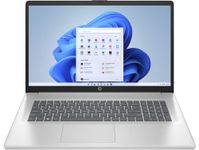HP Laptop / 17.3" HD+ (1600 x 900) Touchscreen/Intel Core 5 120U / Intel Graphics / 16GB DDR4 1TB NVMe SSD/Backlit Keyboard Wi-Fi 6 / Win11 Home/Natural Silver / 32GB USB