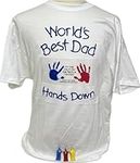 HandiPrints World's Best Dad T-Shir