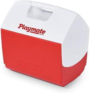 Igloo Playmate Elite 16 Qt. Personal Sized Cooler, Red Body with White lid