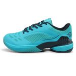 Nivia Ray 3.0 Tennis Shoes for Men – Durable Non-Marking Sole, Lightweight Mesh Upper, Superior Grip & Cushioning, Ideal for All Court Surfaces - UK08 (Turquoise)