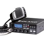 Midland - CB Radio ALAN 48 PRO, Licence-Free 2-Way Radio Vehicle Multiband Transceiver, Adjustable Power 1W/4W, LCD Display, SCAN, Dual Watch, RF Gain, ANL and Noise Blanker Filters, 6-Pin Microphone