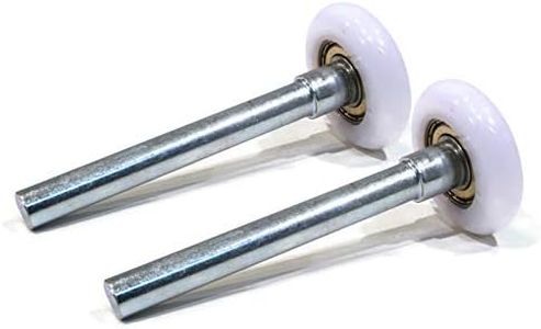 (2) Garage Door 2" Nylon Rollers 4" Stem 11 Ball Bearing Smooth Quiet Heavy Duty by The ROP Shop