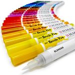 Ecoline Royal Talens Liquid Watercolour Drawing Painting Brush Pens - Set of 30 in Plastic Wallet