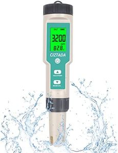 Digital Salinity Tester for Salt Water - Aquarium Salinity Meter with ATC, IP67 Waterproof, 0-200 PPT Large Range Multi-Parameter Tester for Seawater, Fish Tank, Hydroponics