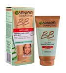 Garnier SkinActive Anti-Age BB Cream, Shade Light, Tinted Moisturiser SPF 15, Softens Fine Lines & Firms Skin, With Hyaluronic Acid, Aloe & Mineral Pigments, 50 ml