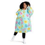 The Oodie Blanket Hoodie | Premium Wearable Blanket Adult| Cozy Hoodie Blanket | Hoodie Blankets, Oversized Hoodie Blanket for Women & Men | Oodie Sherpa Blanket Hoodie