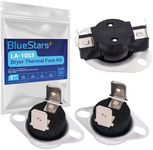 LA-1053 LA 1053 Dryer Thermal Fuse Kit Replacement by BlueStars - Replaces 53-1133 53-1526 AP4242472 K35-601 - Easy to Install - Exact fit for Whirlpool & Maytag Dryers