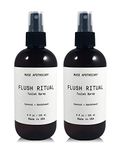 Muse Apothecary Flush Ritual - Aromatic & Refreshing Toilet Spray, Use Before You Go, 8 oz, Infused with Natural Essential Oils - Coconut + Sandalwood, 2 Pack