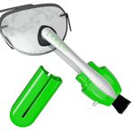 Peeps Eyeglass Lens Cleaner – Groundbreaking Carbon Microfiber Technology – Used by NASA to Clean Glass (Injected Finish – Green)