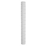 DSC Ring Chevron Rubber Cricket Bat Grip (Full, White)