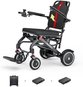 Paiseec Electric Wheelchair Lightweight Foldable, Only 32 lbs, Up to 22 Miles, Power Wheelchair for Adults, Portable Motorized Wheelchair with Travel Bag