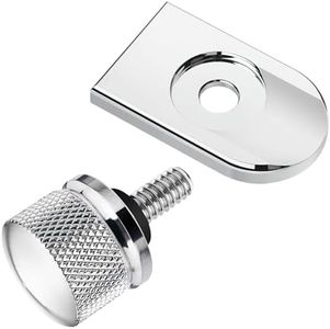 Amazicha Chrome Stainless Seat Bolt Screw Cover Kit Fit for Harley Davidson Sportster DYNA Softail Touring Models 1996-2024