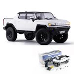 FMS 1/18 RC Crawler RTR FCX18 HMMWV EV Licensed RC Model 4WD RC Rock Truck 2.4Ghz 4CH 900mAh Hobby Grade RC Car Model Remote Control Car Mini Off Road Vehicle with Battery White