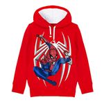 Kuchipoo Boys Regular Fit Winterwear Hood (© MARVEL-HOD-202, 7-8 Years, Multi-Colored)