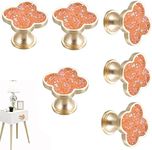 CPELLESSE 6 Pcs Clover Knobs Four-L