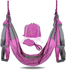 YOGA SWING PRO Premium Aerial Hammock Anti gravity Yoga Swing Kit - Acrobat Flying Sling Set for Indoor and Outdoor Inversion Therapy