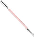 Makartt Cuticle Pusher, Pink Cuticle Remover, Professional Stainless Steel Nail Cleaner Dual Ended Spoon Pusher and Cutter Cuticle Care Nail Prep for Manicure Pedicure Nail Art