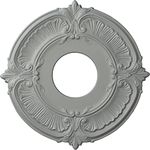 Ekena Millwork CM12AT 11 3/4-Inch OD x 4-inch ID x 1/2-Inch Attica Ceiling Medallion