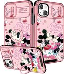 Qerrassa for iPhone 15 Plus Case Cute Cartoon 15 Plus Case for Women Girly Boys Kids Funny Cool Case with Camera Cover & Ring Holder for Apple iPhone 15 Plus 6.7", Mini Miki