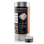 SuperFOIL Foil Insulation Roll 0.6m x 15m and Aluminium Foil Tape Bundle - 3-in-1 Sustainable Thermal Insulation Reflective Radiant Barrier & Vapour Barrier