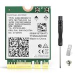 KINGSTER WiFi 6E Card, 5.2 Tri-Band 5400 Mbps Wireless Module for Laptop Support Windows 10/11 64bit Pci