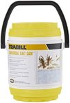 Frabill Dual Compartments Crawler Can, White and yellow