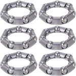 CustomyLife 6pcs 5/16" x 7 Balls Bicycle Crank Bearing Silver Bottom Bracket Bearings Bike Axle Wheel Frame Bearing Repair for Schwinn Mountain Genesis Beach Cruiser limos Stretch