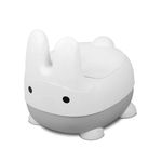 HAPPY BEAR - Bunny Potty seat - Potty Training Seat for 0 to 12 months Child, Potty Trainer with Detachable Potty Bowl, Suitable for Potty training of Boys & Girls, (White)