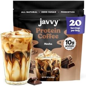 Javy Mocha Protein Coffee - Premium Whey Protein & Instant Iced Coffee - 100% Arabica Coffee - Zero Artificial Flavors & Sweeteners, 20 Servings