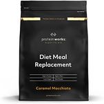 THE PROTEIN WORKS Complete Meal Replacement Shake | Nutrient Dense | Immunity Boosting Vitamins, Affordable | Healthy & Quick Diet Meal | Caramel Macchiato | 1 kg