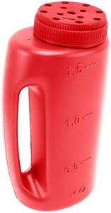 Handheld Fertilizer Spreader, Sturdy Structure Practical Handheld Seed Spreader Functional for Melting Ice (Red)