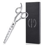 Dream Reach Professional 6 inch Hair Cutting Scissors Japanese 440C Steel Thinning Shear for Men/Women Cutting for Salon/Barber/Home