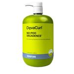 DevaCurl No-Poo Decadence Zero Lather Moisturizing Curly Cleanser for Ultra-Rich Moisture, Sulfate Free Shampoo, Nourishing Scalp Scrub for Dry Damaged Hair, For Coarse Waves, Curls and Coils