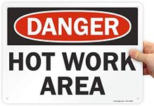 SmartSign "Danger: Hot Work Area", 