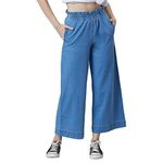 AKA CHIC Women's Wide Leg Jeans (AKCB 1322_Mid Stone_32)