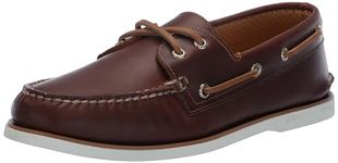 Sperry Men's Gold A/O 2-Eye Boat Shoe, Orleans Tan, 12 M US