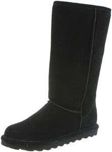 BEARPAW Women's Elle Tall Fashion Boot, Black Ii, 8