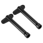 PATIKIL Faucet Installer Socket, M10 Wrench Plumbing Tool for Bowl Bathroom Basin Sink, Black 2 Pack