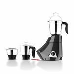 Butterfly Smart 750 Watts Mixer Grinder with 3 Jars | 3 Stainless Steel Multipurpose Jars | ABS Body | Heavy Duty Motor | 2 Years Manufacturer's Warranty | Grey