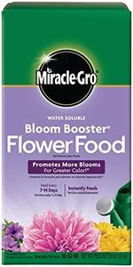 Miracle-Gro 146002 Water Soluble Bloom Booster Flower Food, 10-52-10, 4-Pound Fertilizer